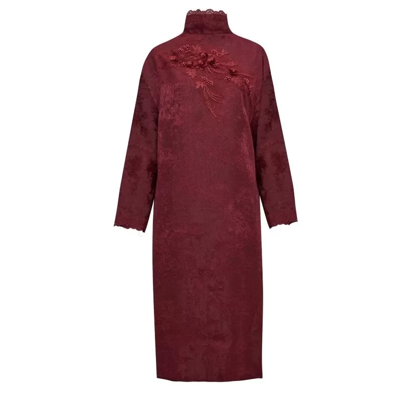 Платье Сакура бордо