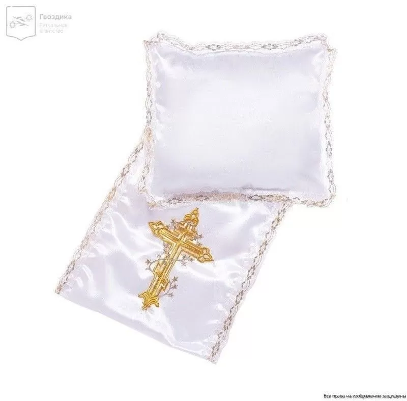 Комплект в гроб Атлас с крестом