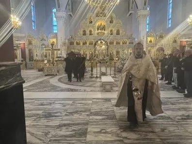 16.01.2026 года. Похороны на Кузьмоловском кладбище (новое место)