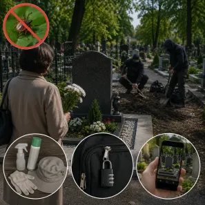 Безопасность на кладбище: как не стать жертвой мошенников-копателей и клещей