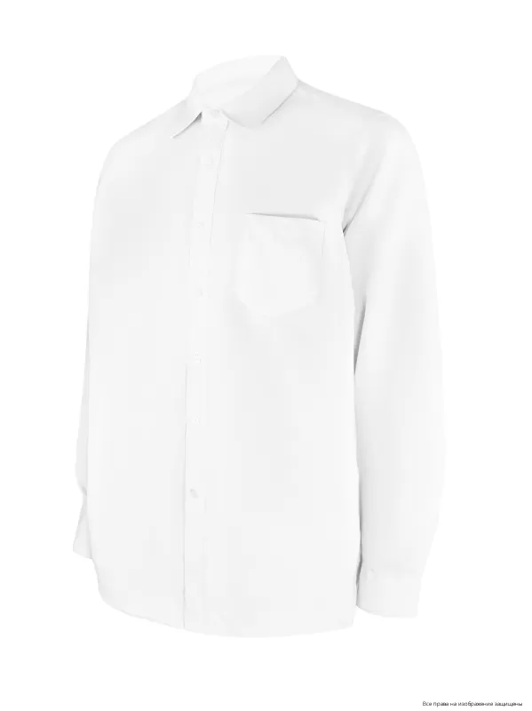 Рубашка мужская с длинным рукавом
