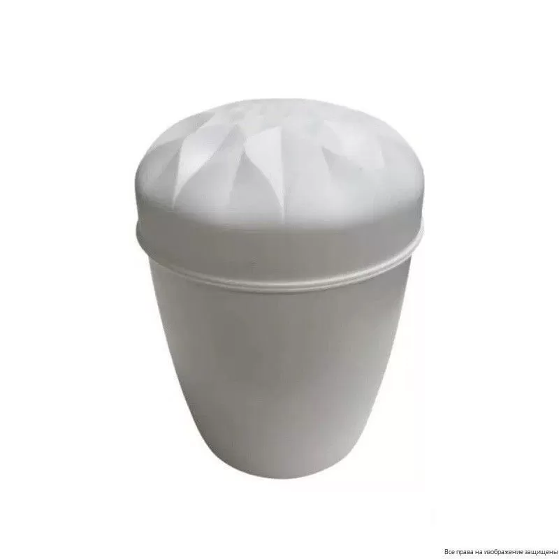 Урна пластиковая Лотос Белая