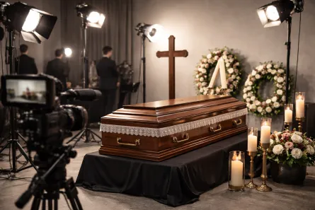 Аренда гроба и ритуальных принадлежностей для киносъемок в Санкт-Петербурге