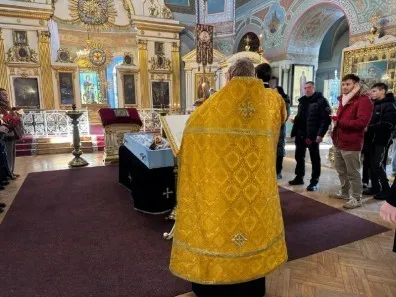 10.02.2026 года. Кремация с отпеванием в Смоленском храме