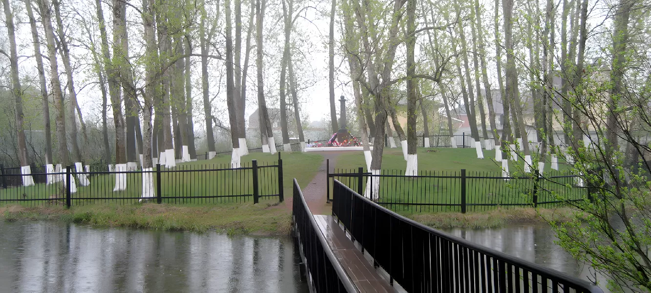 Похороны на воинском кладбище в поселке Понтонный