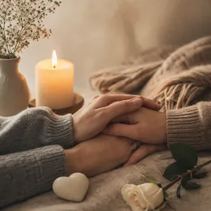 Слова поддержки: что написать в открытке или сообщении при потере близкого