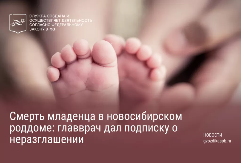 Смерть младенца в новосибирском роддоме: главврач дал подписку о неразглашении