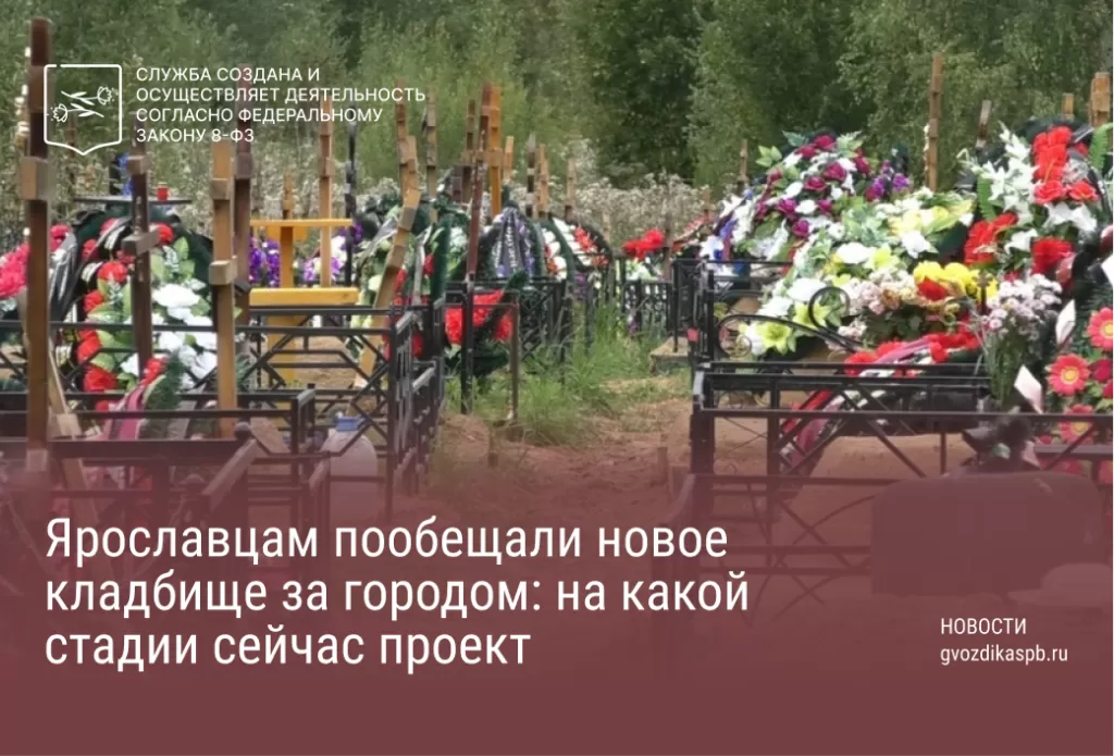 Ярославцам пообещали новое кладбище за городом: на какой стадии сейчас проект