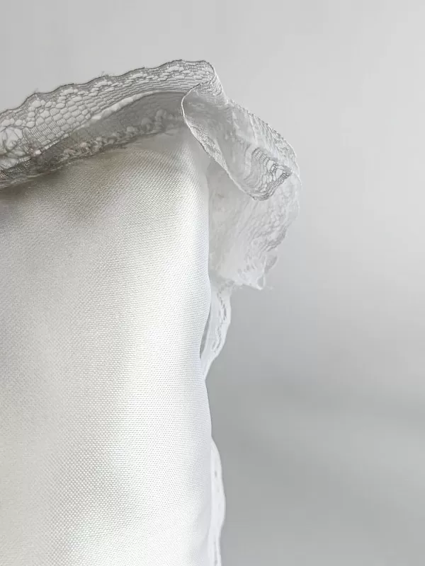 Комплект в гроб детский серебро