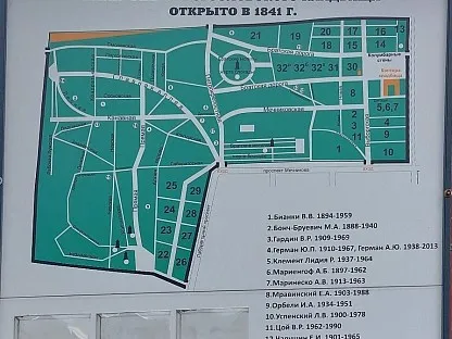 Богословское кладбище в Санкт-Петербурге