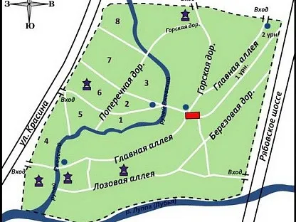 Пороховское кладбище в Санкт-Петербурге