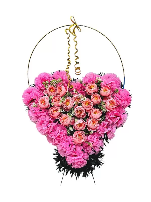 Изделие корзина в форме сердца РК05503