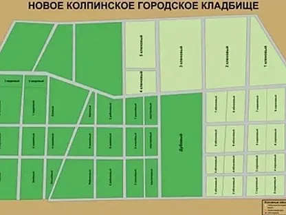 Новое Колпинское городское кладбище в Санкт-Петербурге