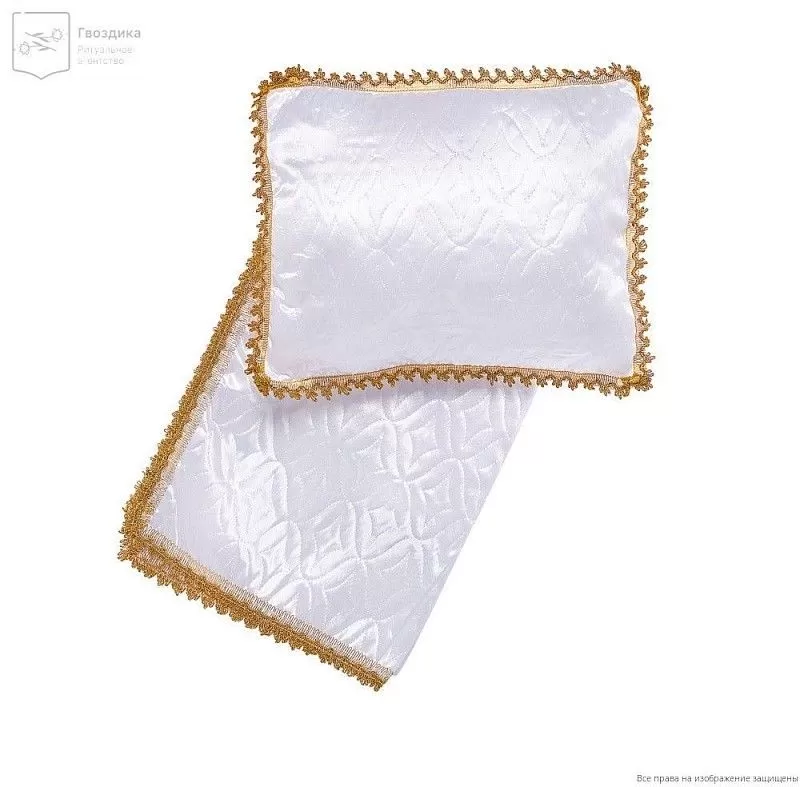 Комплект в гроб Стёганка золото