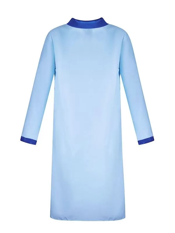 Платье женское с атласным воротом