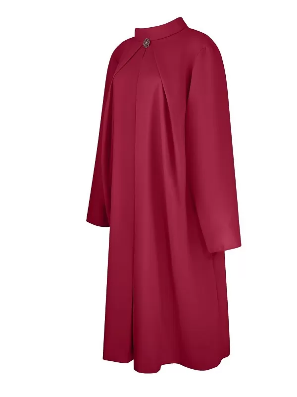 Платье габардин с брошью (цвет в ассортименте)