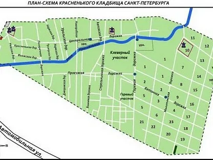 Красненькое кладбище в Санкт-Петербурге