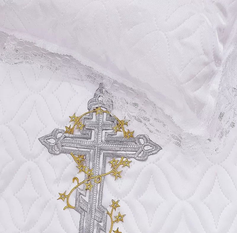 Комплект в гроб Идеал серебро