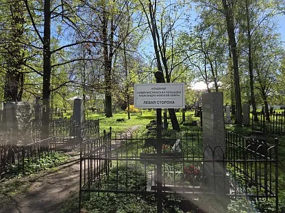 Кладбище Коммунистическая площадка Александро-Невской лавры в Санкт-Петербурге