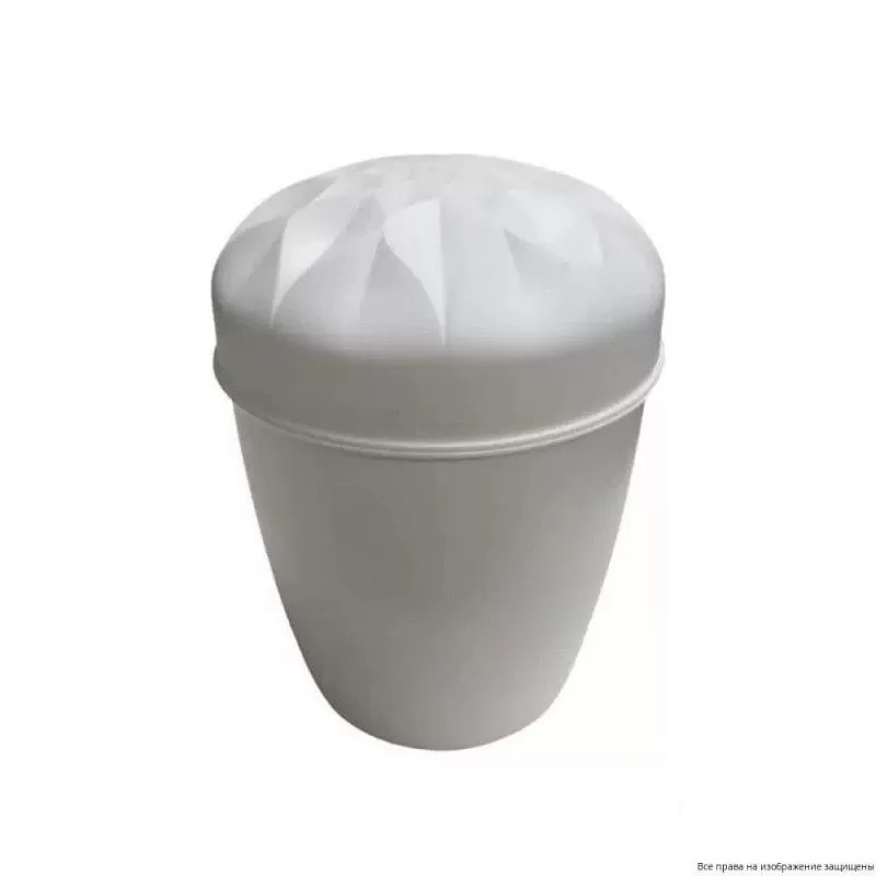 Урна пластиковая Лотос Белая