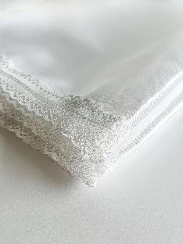 Комплект в гроб детский (Атлас) серебро