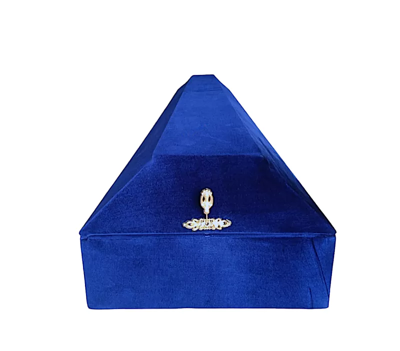 Гроб бархат СП стандарт (темно-синий)