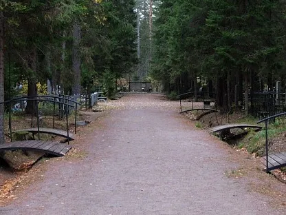 Комаровское кладбище в Санкт Петербурге