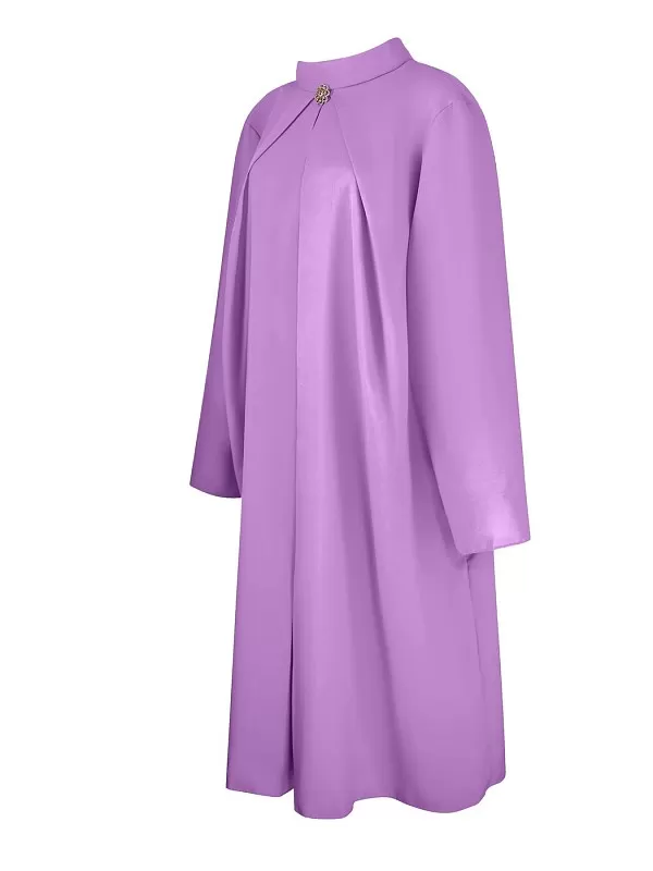 Платье габардин с брошью (цвет в ассортименте)