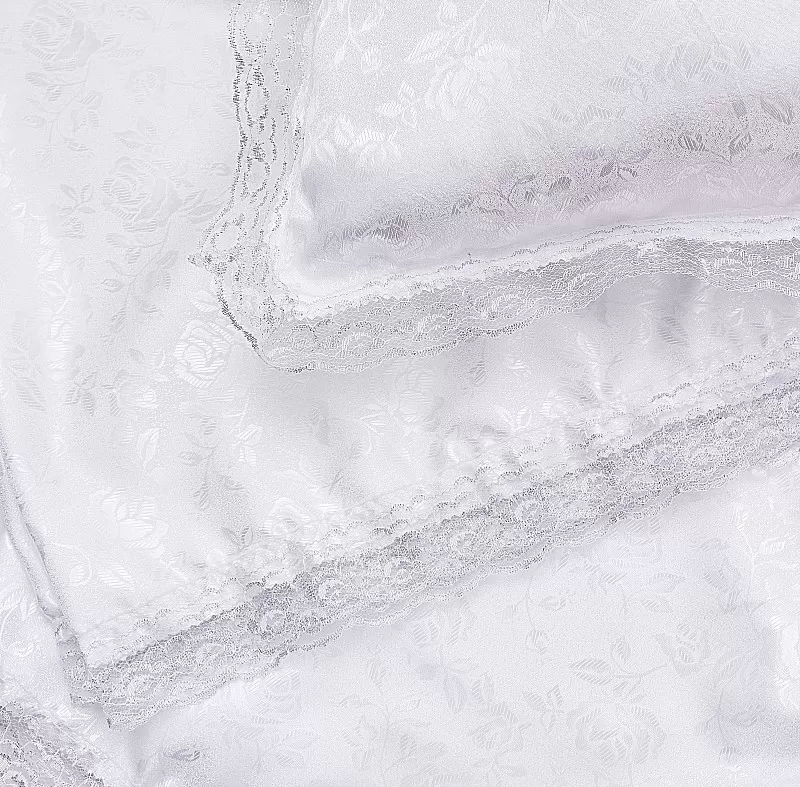 Комплект в гроб детский серебро