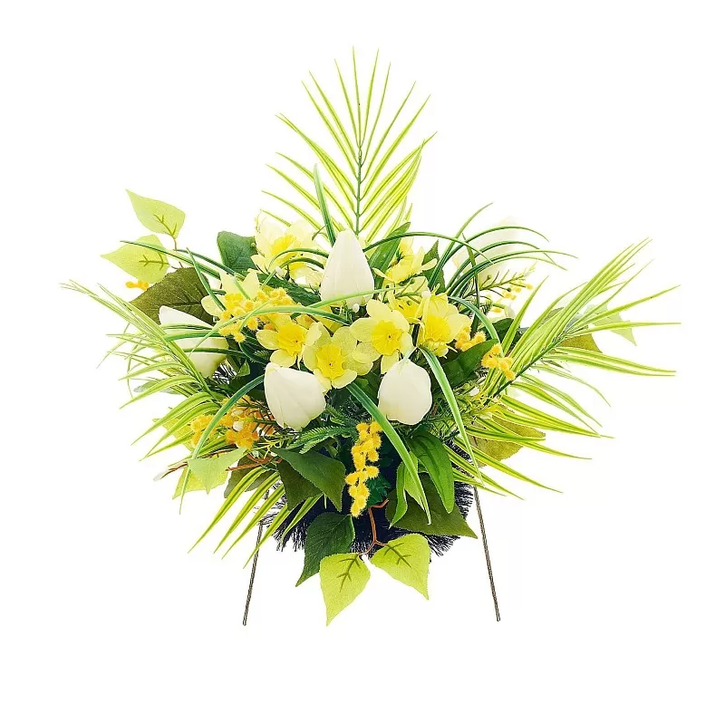 Изделие Полянка (тюльпаны, нарциссы, мимоза) РИ044