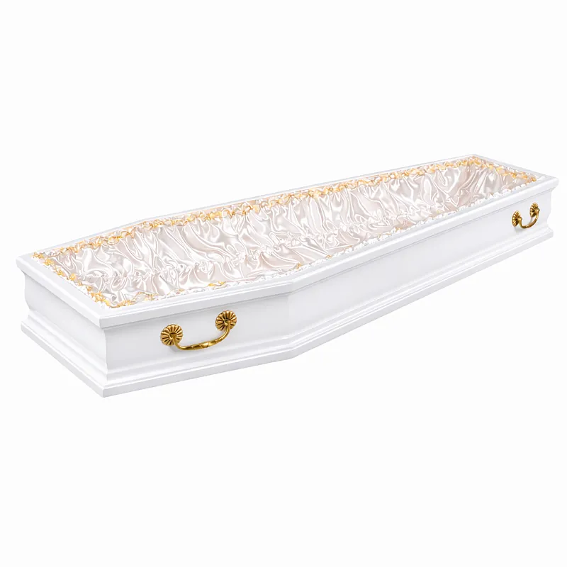 Гроб Канзас белый