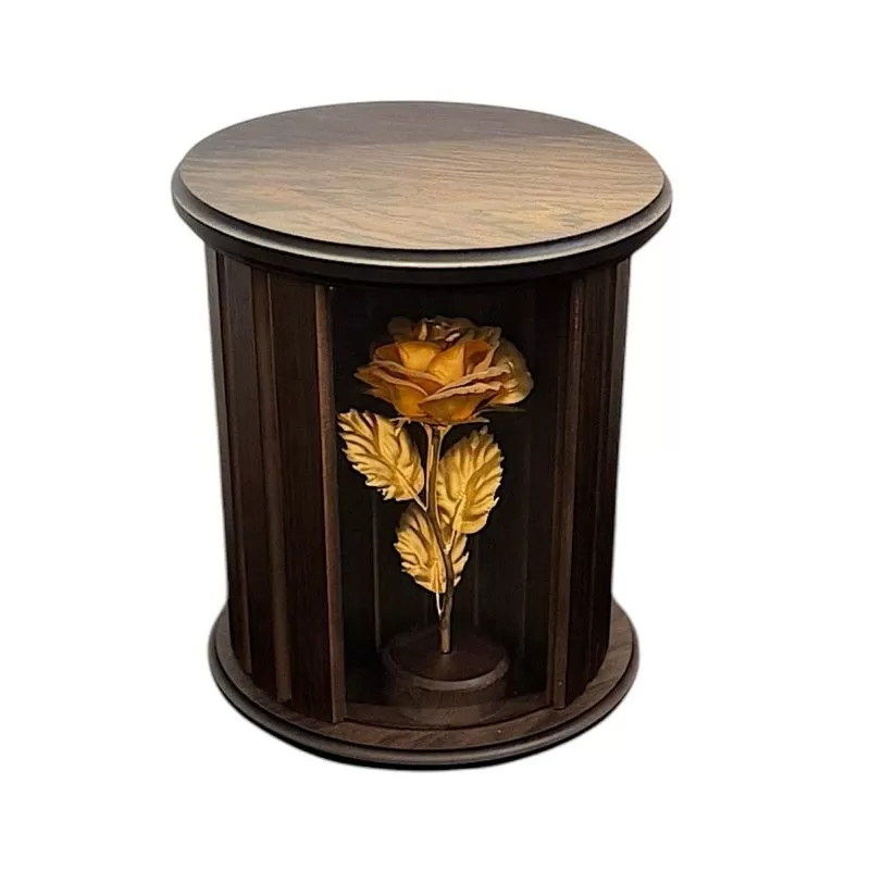 Урна деревянная Роза (колонна)