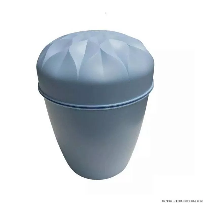 Урна пластиковая Лотос Голубая