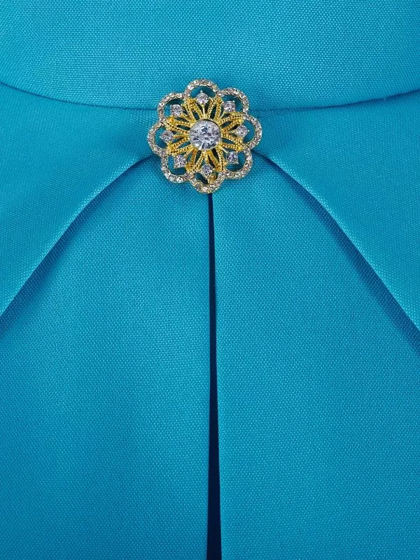 Платье женское с брошью