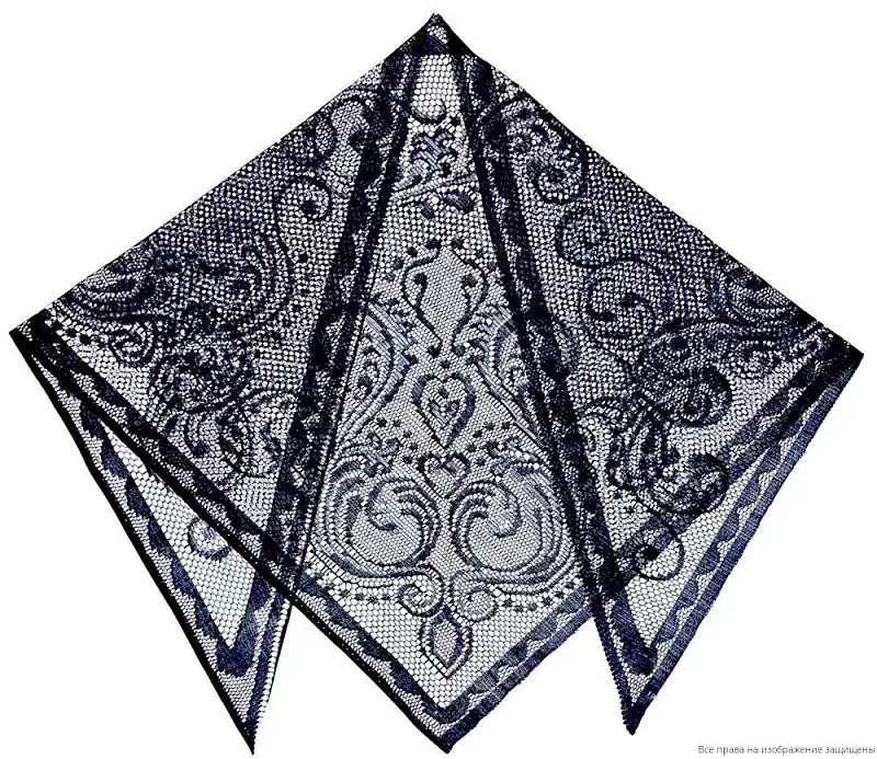 Косынка гипюровая