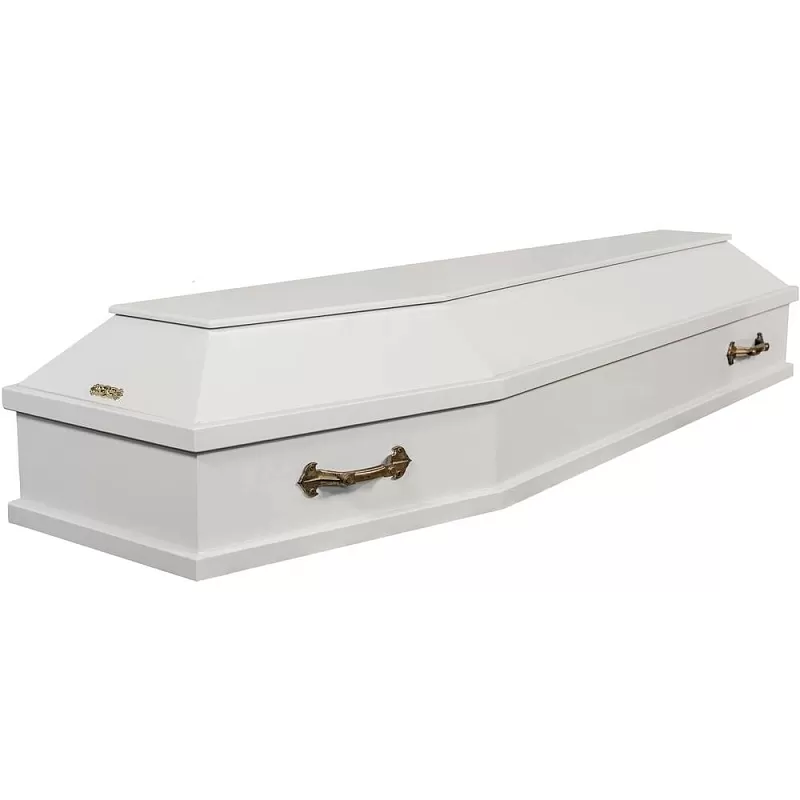 Гроб Новый белый