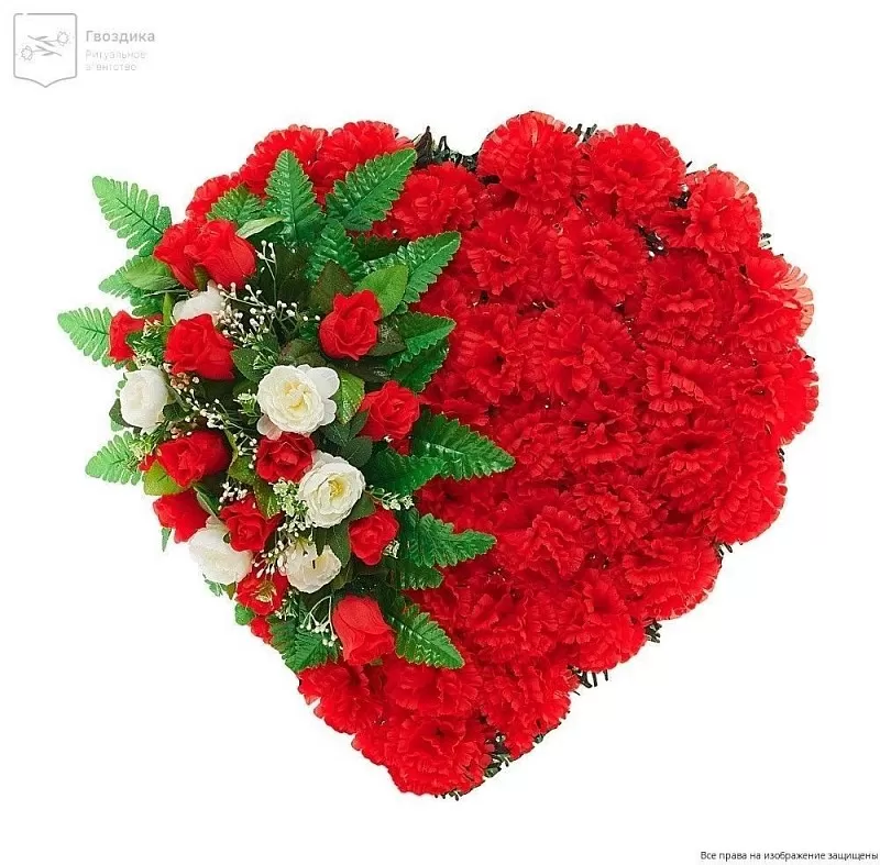 Венок сердце РС6001