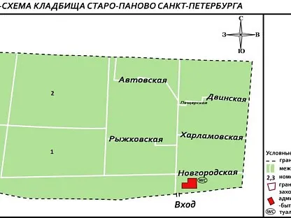 Кладбище Старо-Паново в Санкт-Петербурге