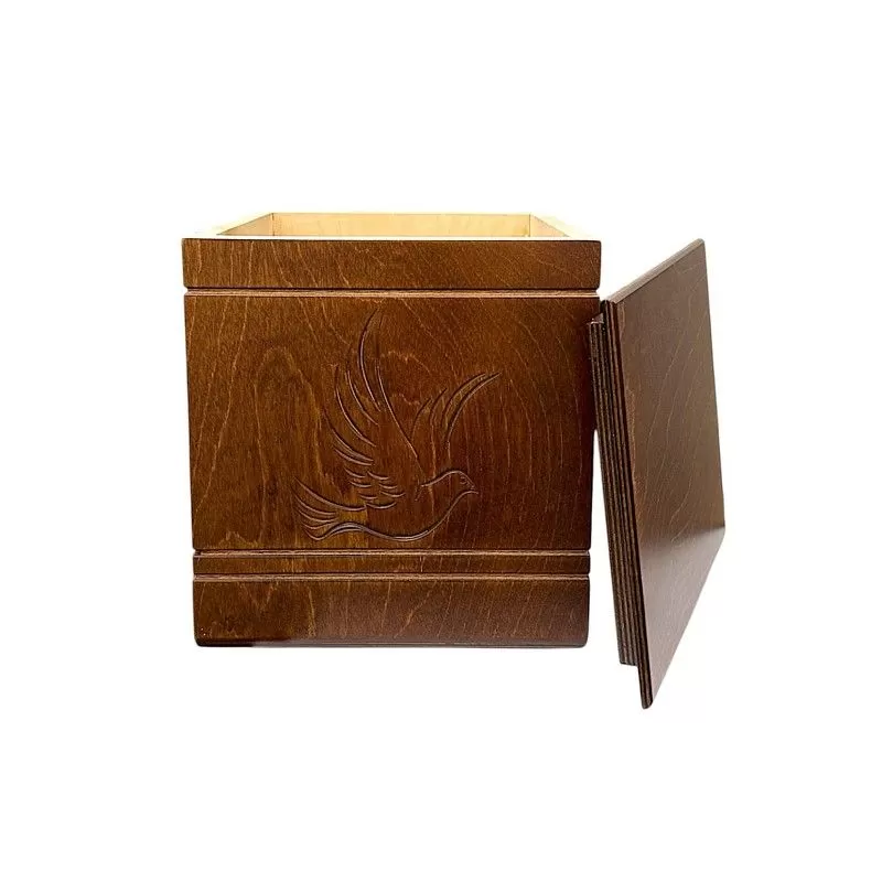 Урна деревянная для праха Астра (птица)