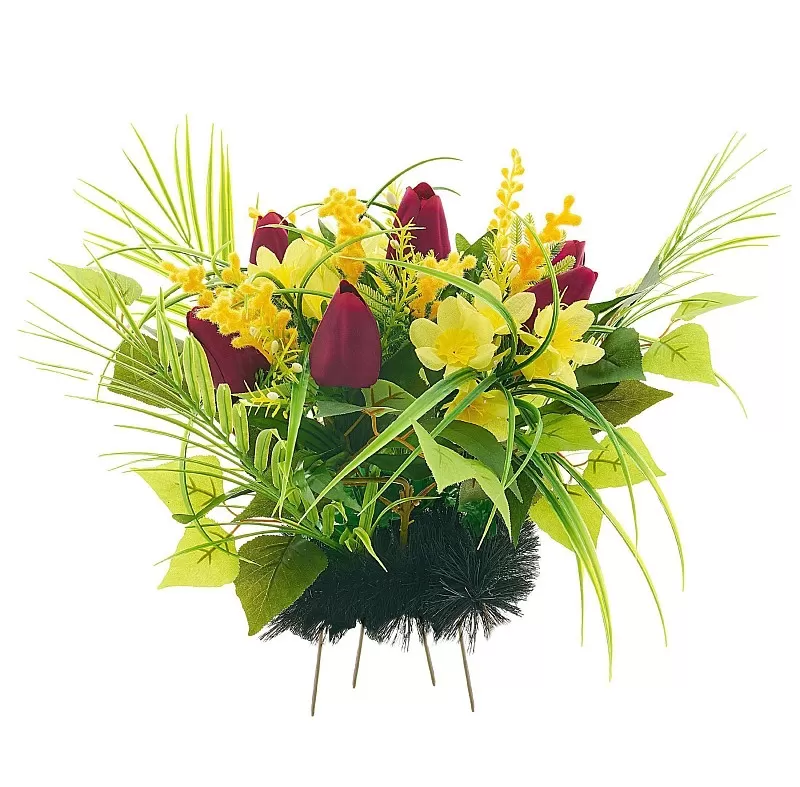 Изделие Полянка (тюльпаны, нарциссы, мимоза) РИ044