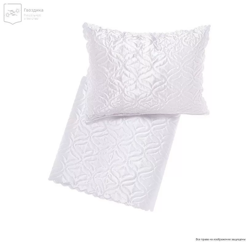 Комплект в гроб Стёганка Ажур