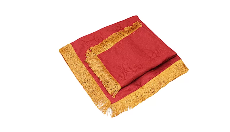 Комплект в гроб Бахрома красный