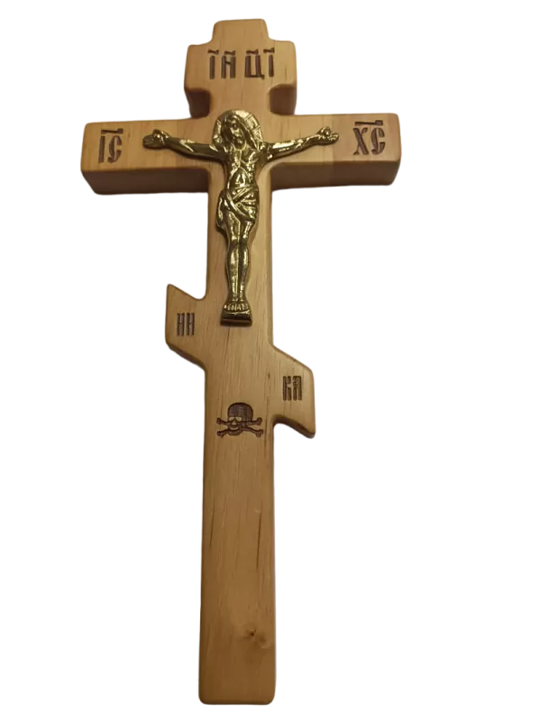 установка символики на крест (дерево)