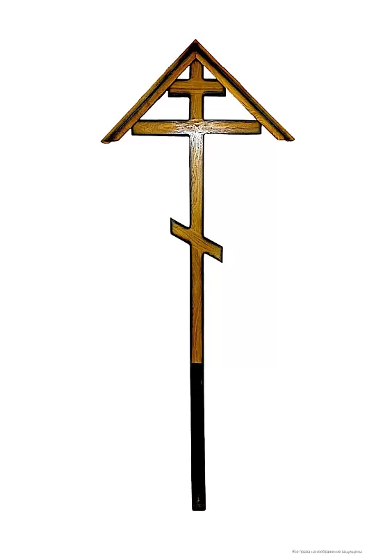 Крест дуб КД30 с крышкой 210 см