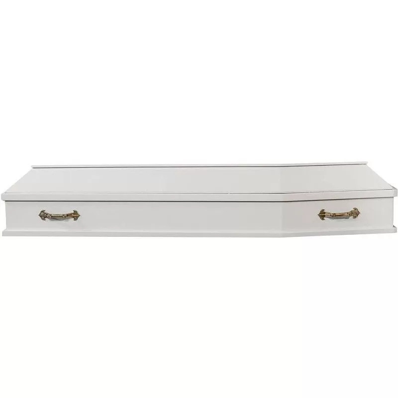 Гроб Новый (глянцевый) белый