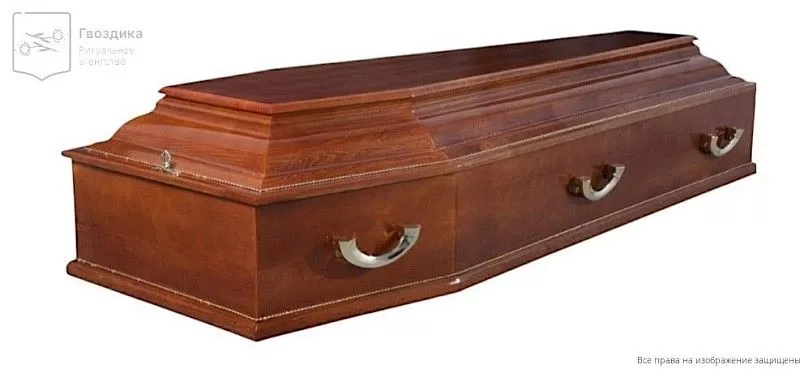 Гроб Классика 6 колода светлая (глянцевый)