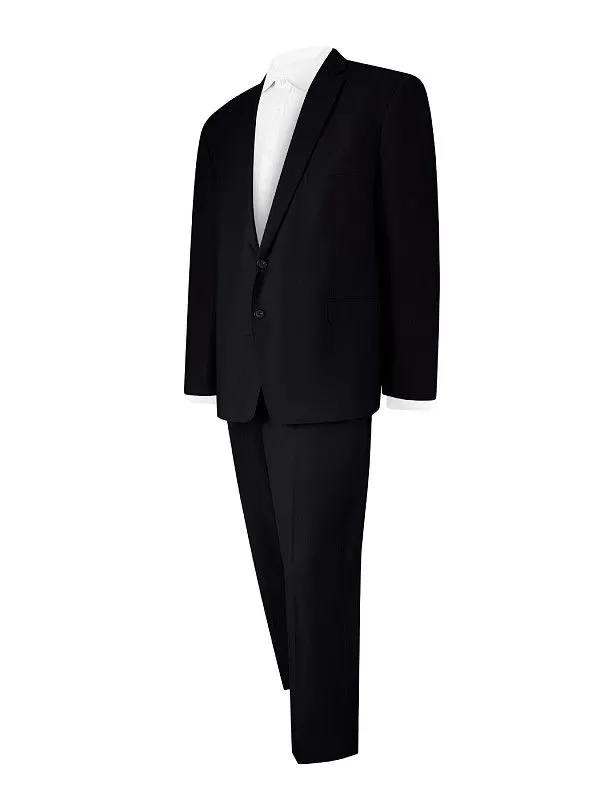 Костюм мужской двойка "Люкс" черный