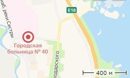 Морг Городской больницы № 40. Адрес: г. Сестрорецк, ул. Борисова, 9.