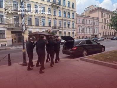 26.07.2025 года. Похороны на Большеохтинском кладбище Петербурга