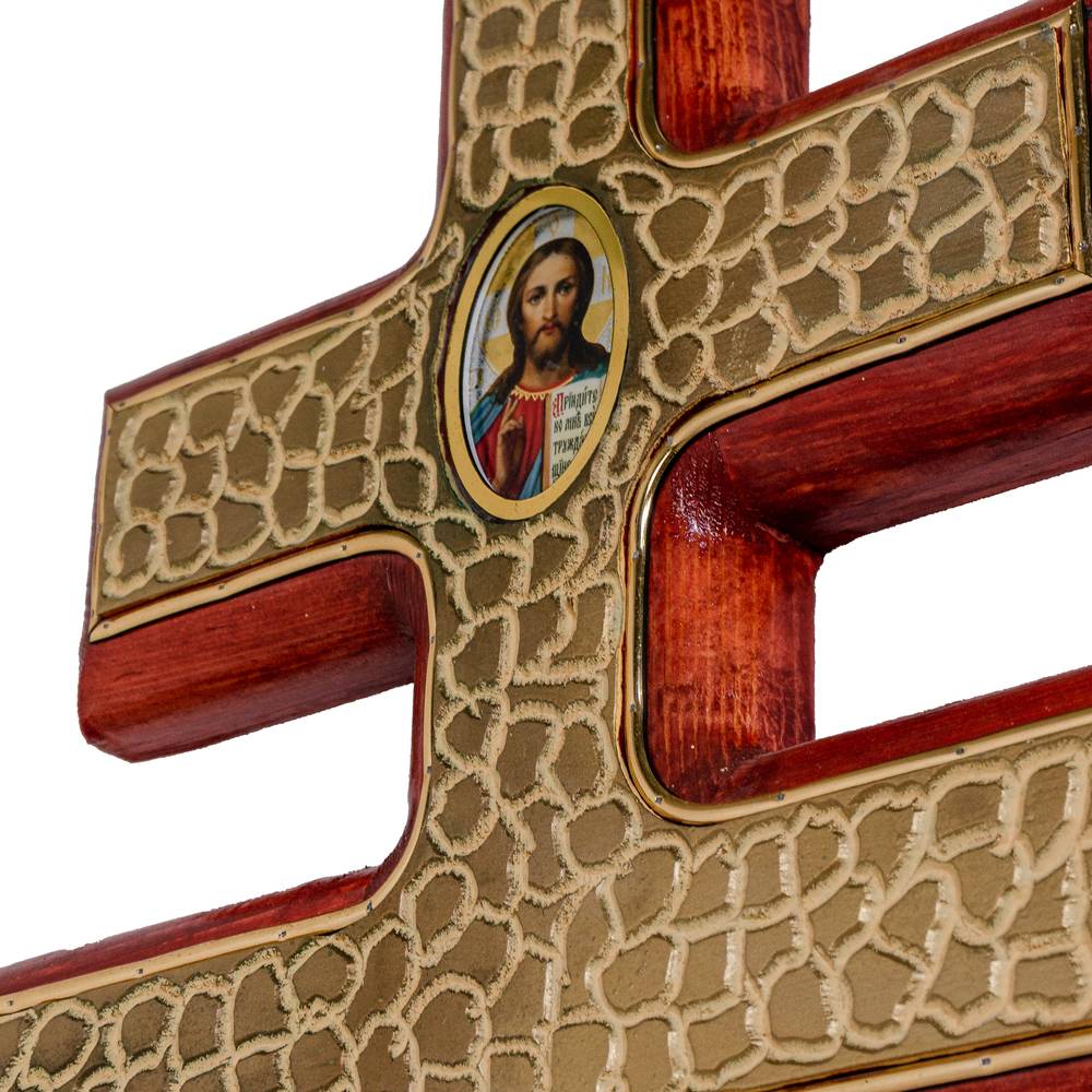 Крест деревянный Прямой Э08